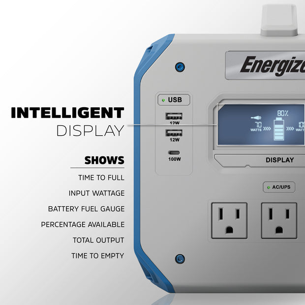 <em>Energizer</em><sub>®</sub> Ultimate Powersource™ Pro Battery Generator and Solar Panel Bundle