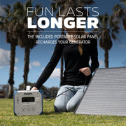 <em>Energizer</em><sub>®</sub> Ultimate Powersource™ Pro Battery Generator and Solar Panel Bundle