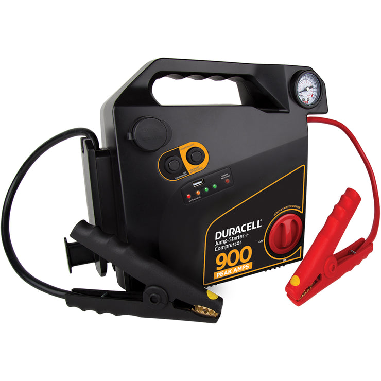 900 Amp Jump-Starter + Air Compressor